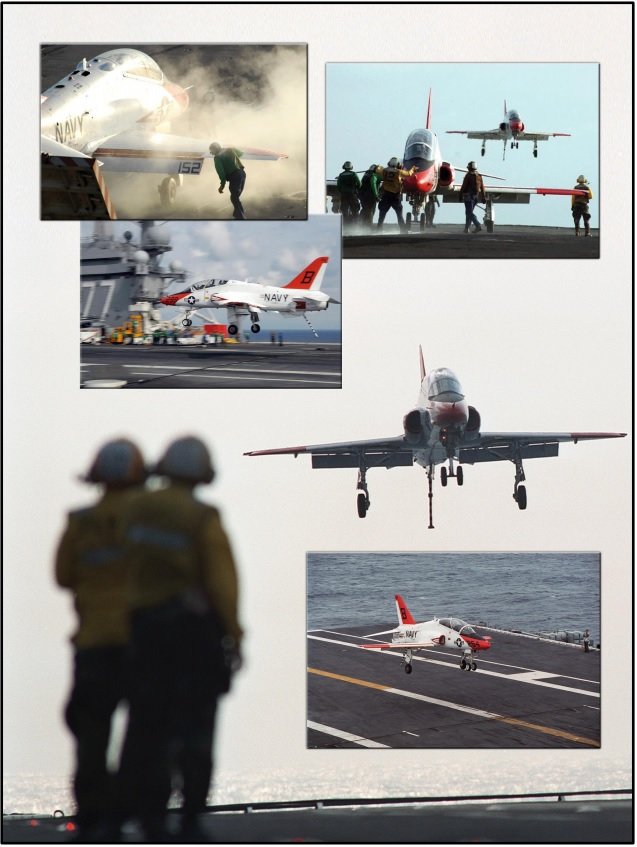 Más información sobre "Patrón de aterrizaje FCLP (field carrier landing practice)"